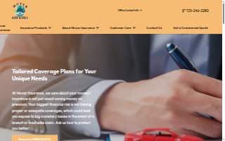 Movar Insurance website