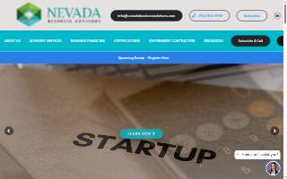 Nevada Business Advisors of North Las Vegas website