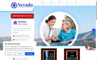 Nevada Homehealth Providers website