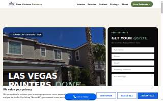 New Visions Painters LLC of North Las Vegas website