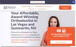 Significance Orthodontics - North Las Vegas website