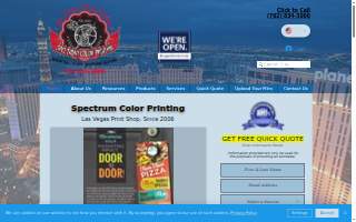 Spectrum Color Printing LLC website