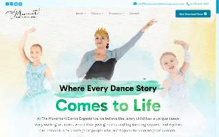 The Movement Dance Experience website