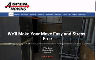 Aspen Moving Company L.L.C website