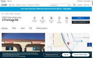AT&T Store of Pahrump website