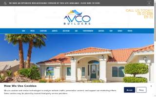 AVCO Builders website