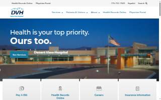 Desert View Hospital website