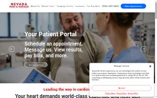 Nevada Heart And Vascular website