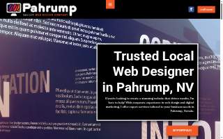 Pahrump Valley Web Design Company website