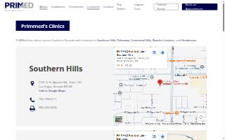 PRIMMED Pain Institute - Pahrump website