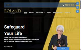 Roland Law Firm website