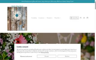 Rustic Daisy Floral website