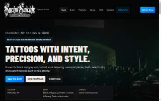 Social Suicide Tattoos website