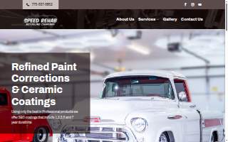 Speed Rehab Detailing website