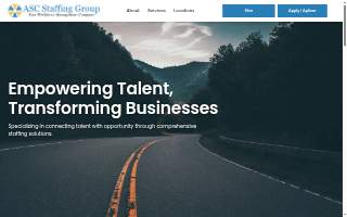 ASC Staffing Group Las Vegas website