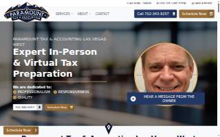 Back Taxes Las Vegas website
