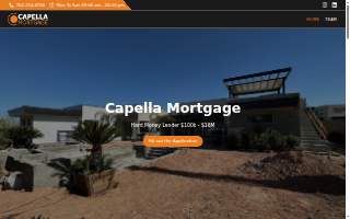 Capella Mortgage of Paradise website