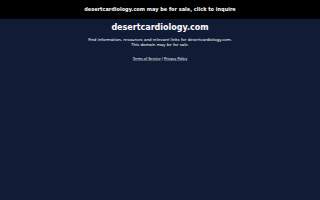 Desert Cardiology & Vascular Center website
