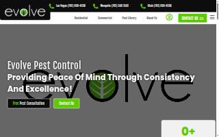 Evolve Pest Control of Paradise website