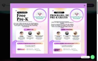 Grateful Hearts Preschool website