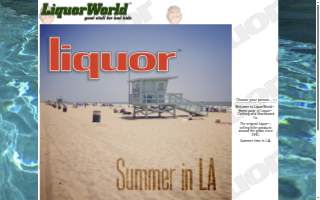 Liquor World website