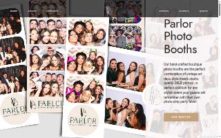 Parlor Photo Booths of Paradise website