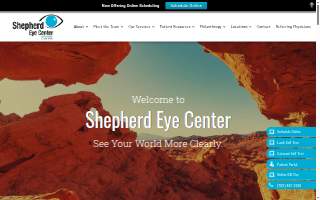 Shepherd Eye Center of Paradise website