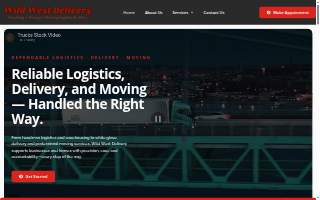 Wild West Delivery website