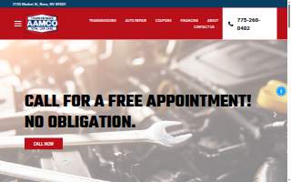 AAMCO Transmissions & Total Car Care website