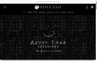 Aspen Leaf Interiors website