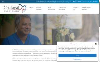 Challapalli Cardiology website