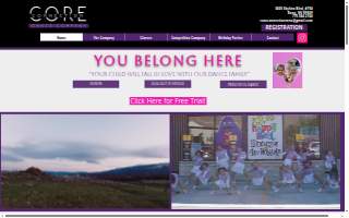 Core Connection Dance Company website