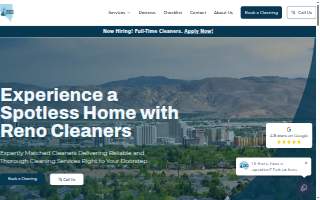 Reno Cleaners website