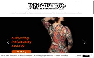 Reno Tattoo Company website