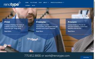 Reno Type website