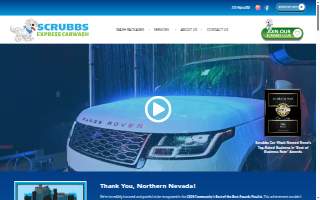 Scrubbs Car Wash website