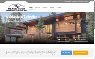 Black Rock Window & Door Inc of Spanish Springs website