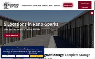 Emigrant Storage website