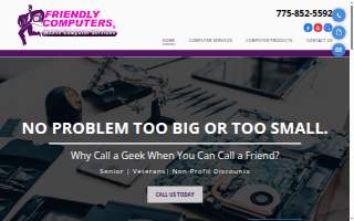 Friendly Computers of Reno website