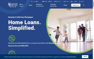 Greater Nevada Mortgage website