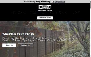 JP Fence of Spanish Springs website