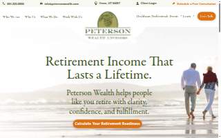 Peterson Wealth Management website