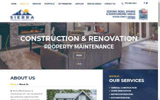 Sierra Maintenance & Construction, LLC. website