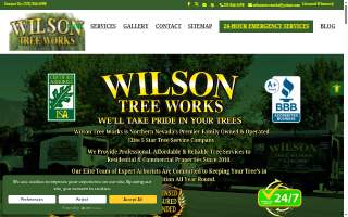 Wilson Tree Works of Carson City website