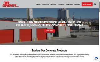 3D Concrete website