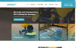 Affinity Cleans website