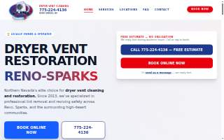 All Star Dryer Vent website