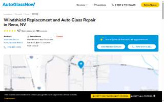 Auto Glass Now of Sparks website