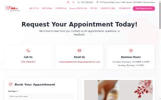 Bloom Medspa and Wellness website