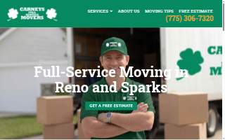 Carneys Full Services Movers - Best Moving Company in Reno & Sparks website